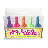 Little Genie NOVELTIES Coloured Super Fun Penis Candles 817717009352.