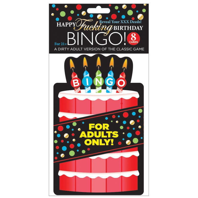 Little Genie NOVELTIES Happy Fucking Birthday Bingo - Party Game 685634103312