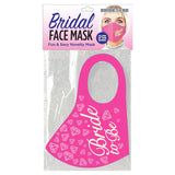 Little Genie NOVELTIES Pink Bridal Face Mask - Bride To Be - Glow  Novelty Mask 817717010280