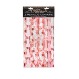 Little Genie NOVELTIES Rose Gold Glitterati - Penis Foil Curtains - Party Novelty - 2 Pack 817717010839