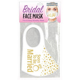 Little Genie NOVELTIES White Bridal Face Mask - Soon To Be Married AF -  Novelty Mask 817717010303