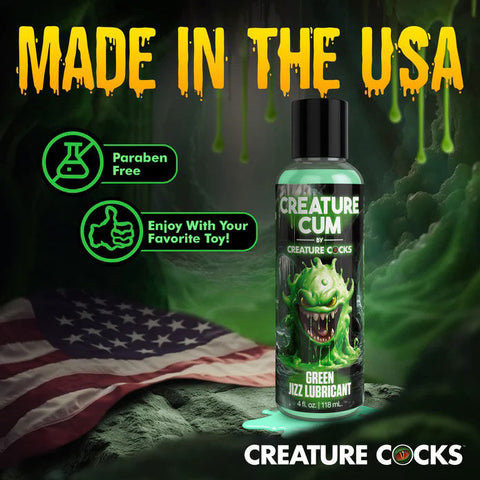 Creature Cum Blue Water-Based Personal Lubricant 8oz Bottle Speciality Lubricants