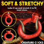 Beast Mode Silicone Cock Ring in Red > Cock Ring > Single