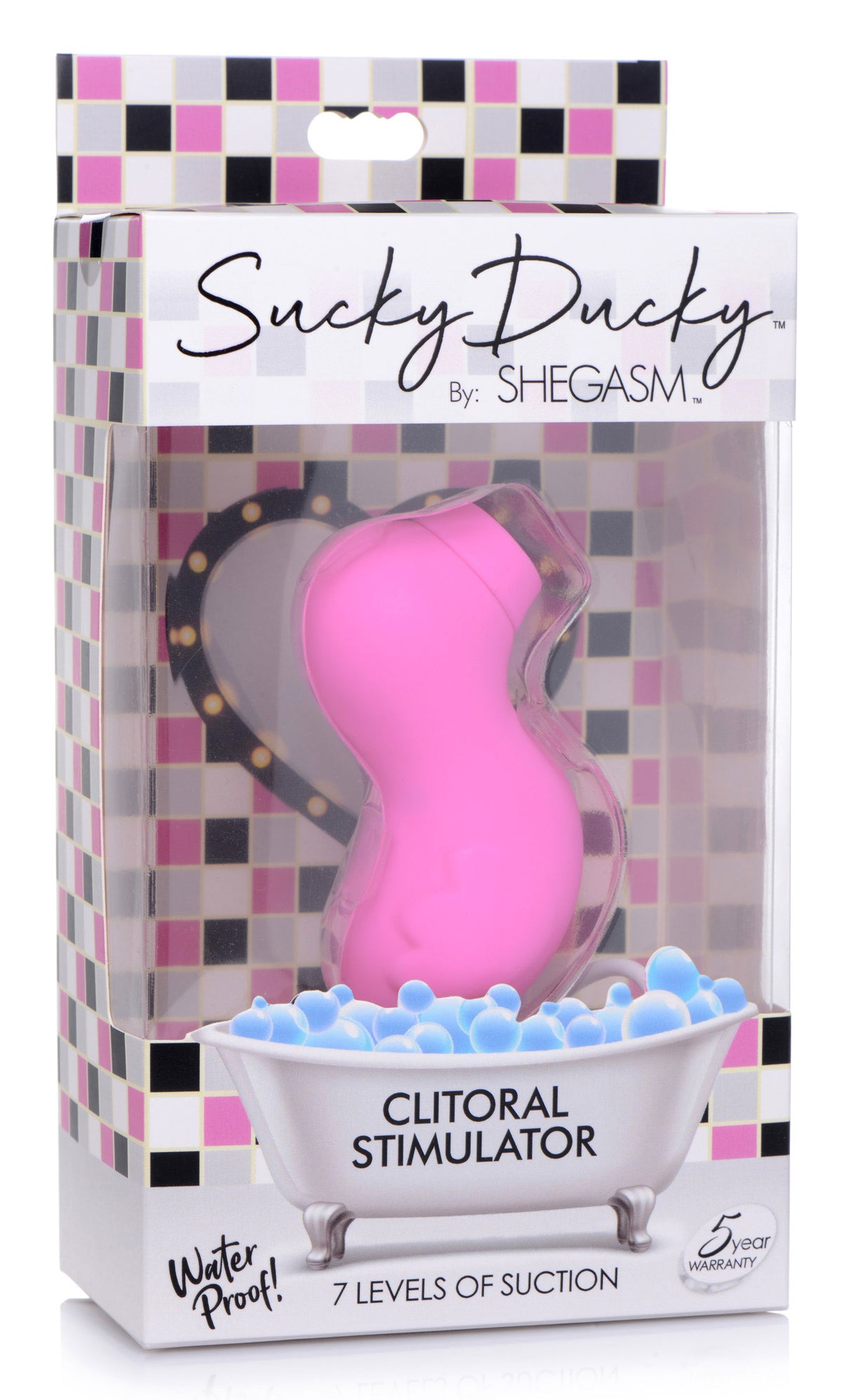Sucky Ducky Silicone Clitoral Stimulator Pink > Sex Toys For Ladies > Air Pulsation