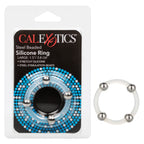 Steel Beaded Silicone Ring Large (1.5 Inch Diameter) – Stretch Fit Silicone Ring > Cock Ring > Single