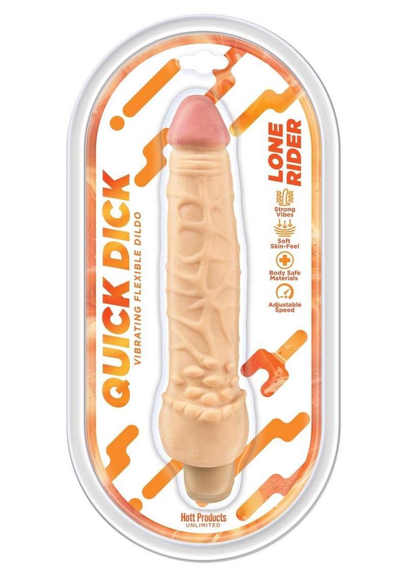 Lone Rider Quick Dick (6 Inch) – Vibrating Flexible Dildo > Vibrators > Realistic Vibrators