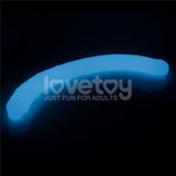 Lovetoy DONGS Blue Lumino Play 18.5'' Double Dildo 6942063400974