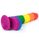 Lovetoy DONGS Coloured Prider 7.5'' Dildo - Rainbow 19 cm Dong 6970260908030