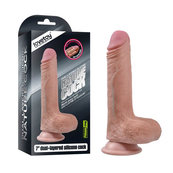 Lovetoy DONGS Flesh Nature Cock -  17.8 cm (7'') Dong 6970260905060