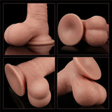 Lovetoy DONGS Flesh Sliding Skin Dual Layer Dong -  19.5 cm (7.8'') Dong with Flexible Skin 6970260906371
