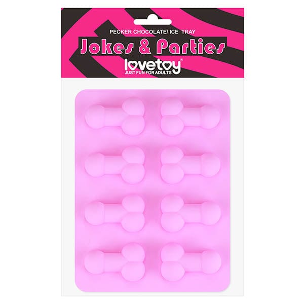 Lovetoy NOVELTIES Pecker Chocolate/Ice Tray - Silicone Tray - Makes 8 Dickies 6970260908757