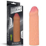 Lovetoy SLEEVES Flesh Nature Extender 1'' Silicone Uncut Sleeve -  2.5 cm Penis Extender Sleeve 6970260906555