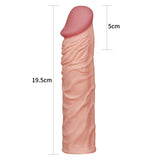 Lovetoy SLEEVES Flesh Pleasure X-Tender 2'' Penis Extension Sleeve 6970260909839