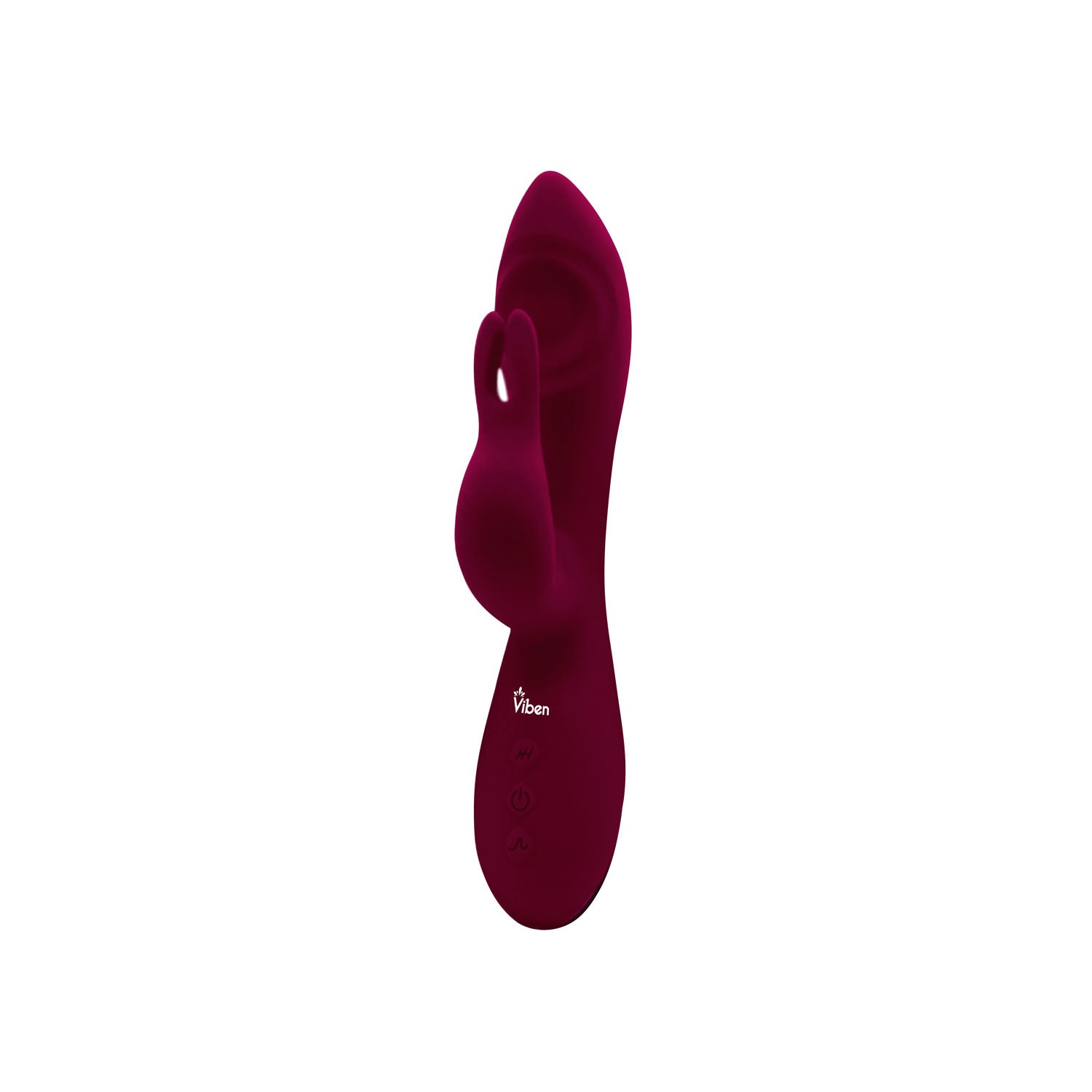 Viben Pzazz Rechargeable Thumping Rabbit Ruby Red VIBRATORS-RABBIT