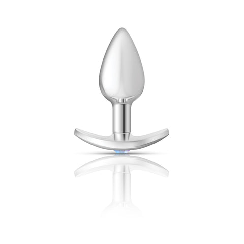 Cheeky Charms Silver Anchor Butt Plug with Clear and Pink Jewel Kit > Anal Range > Butt Plug Kits