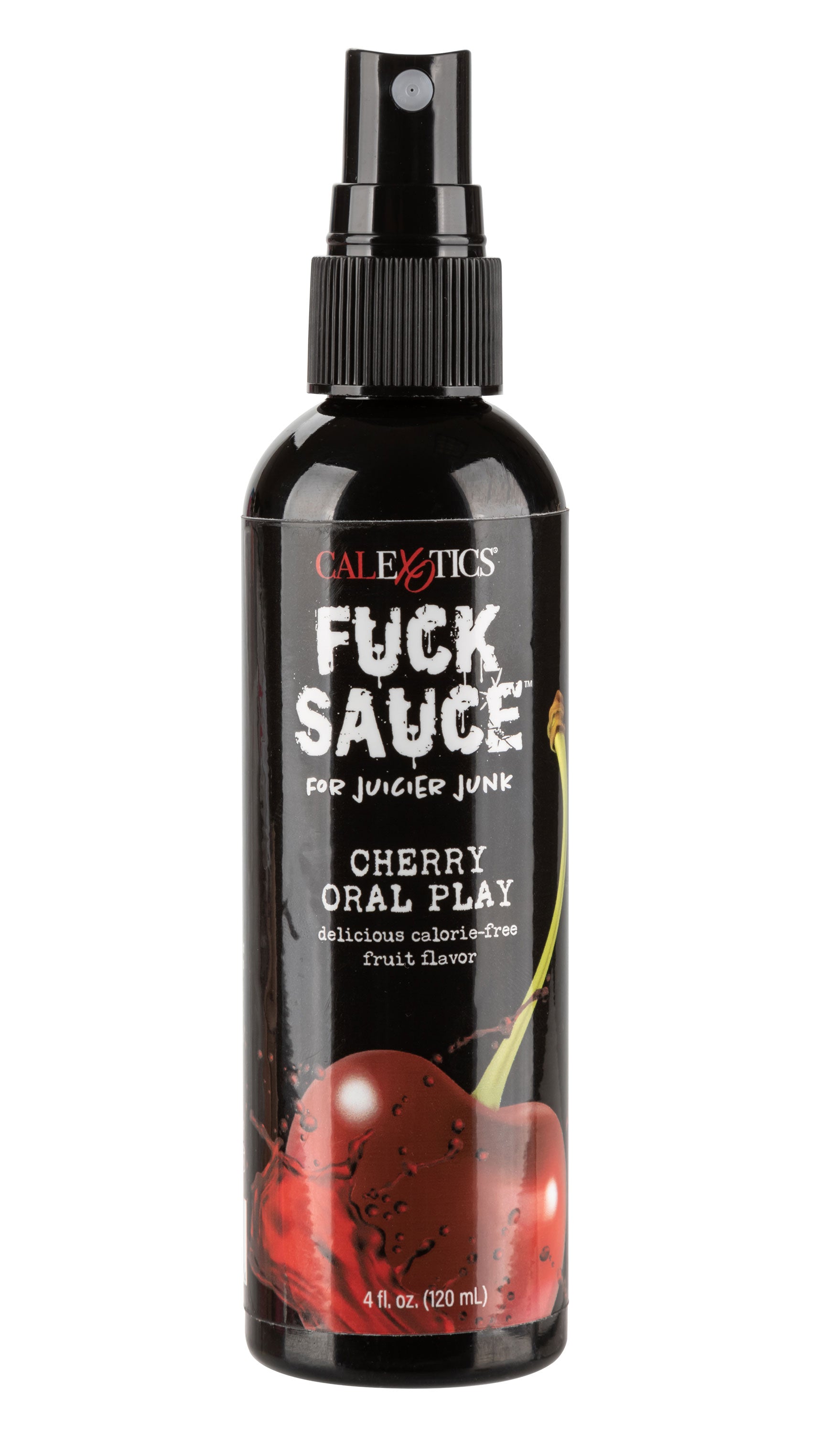 Fuck Sauce Cherry Oral Play Water-Based Edible Spray 4 fl oz Oral Gels & Sprays