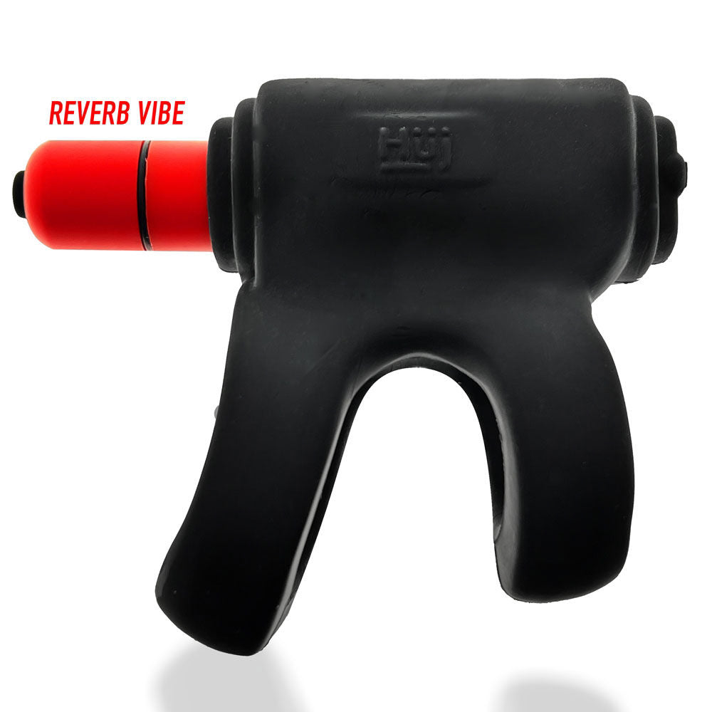Oxballs Revhammer Vibrating Shaft Strap Cockring for Adults Black COCK RINGS Sling