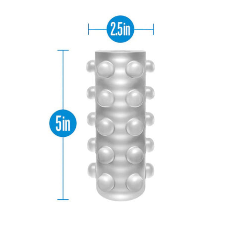 M for Men Reversible Orb Soft Wet Glow in Dark Male Masturbator Strokers - Manual