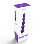 Quaker Indigo Anal Vibrator with Silicone Texture and 12 Modes > Anal Range > Anal Beads