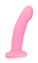 Cici– Silicone G-Spot 5" Dong with Satin Smooth Finish - Pink / Purple / Blue > Dildos > Neutral Dildos