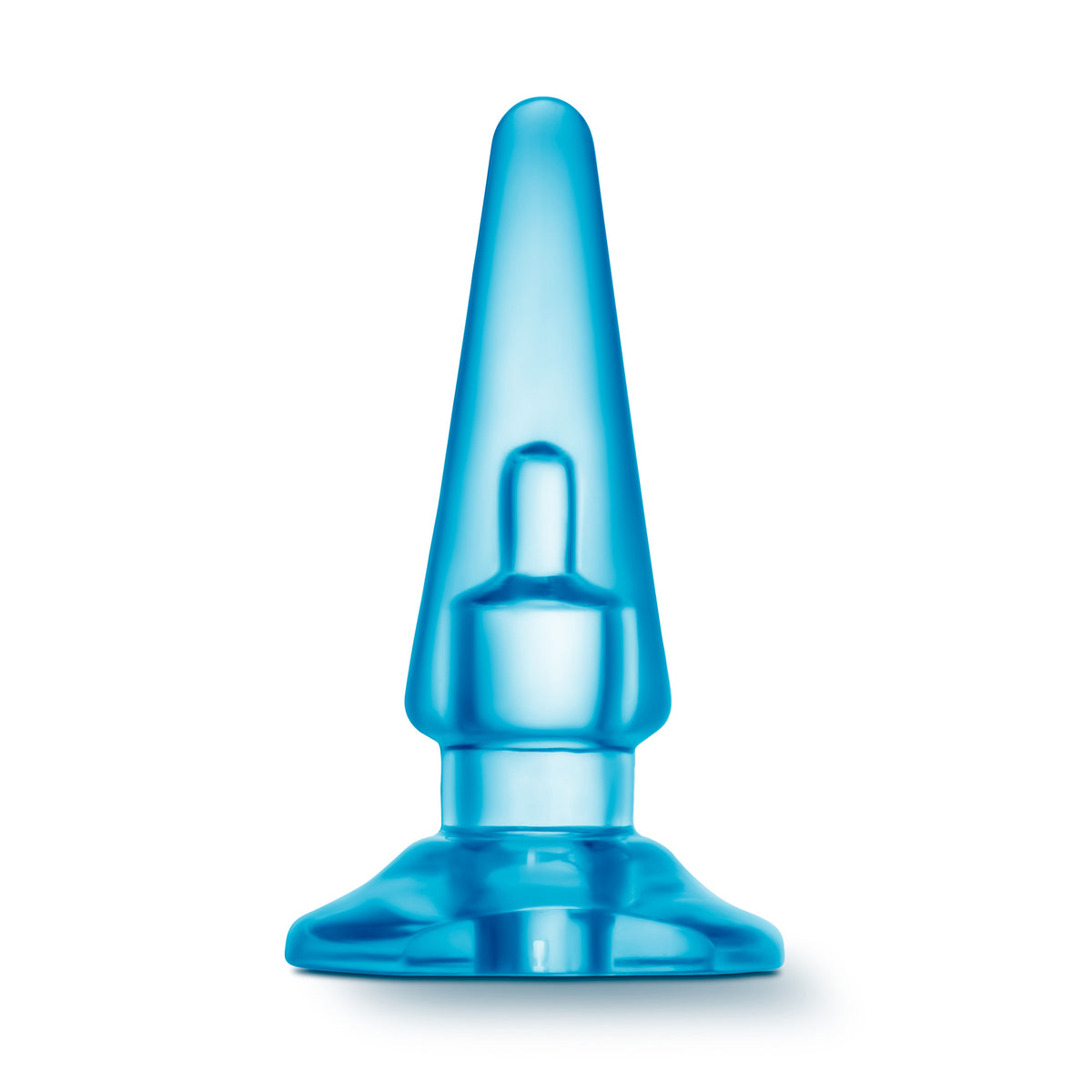 B Yours Basic Anal Plug Blue 4 Inch – Beginner Size Kegel Exercise Toy Blue > Anal Range > Butt Plugs