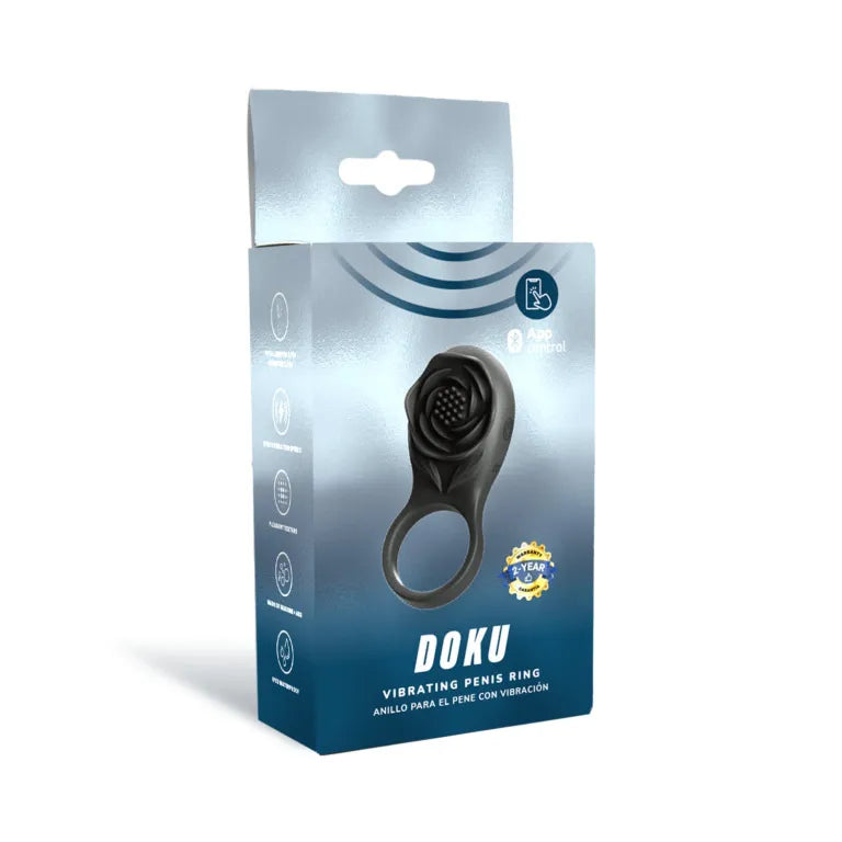 Camtoyz Doku (Black) – Vibrating Penis Ring with App Control > Sex Toys > Remote Control Toys