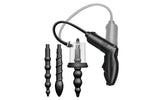 LuvPump Adult Toys Automatic RoseBud Anal Pump and 3 Plug Pro Set