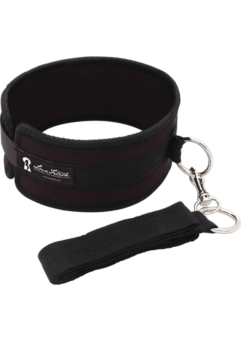 Neoprene Collar and Leash Set – Comfortable Bondage Accessory > Bondage Gear > Collars & Leashes