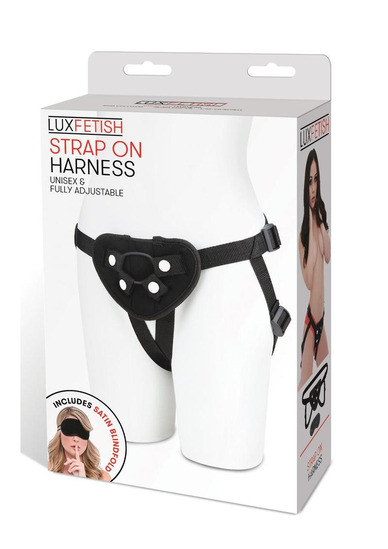 Neoprene Strap-On Harness (Black) – Adjustable Strap-On Harness > Dildos > Strap On Harnesses