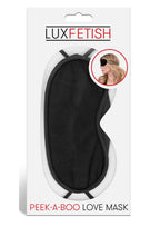 Peek-a-Boo Love Mask Black Velvet Soft Sensation > Bondage Gear > Blindfolds