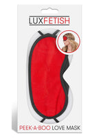Peek-a-Boo Love Mask Black Velvet Soft Sensation > Bondage Gear > Blindfolds