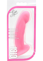 Cici– Silicone G-Spot 5" Dong with Satin Smooth Finish - Pink / Purple / Blue > Dildos > Neutral Dildos