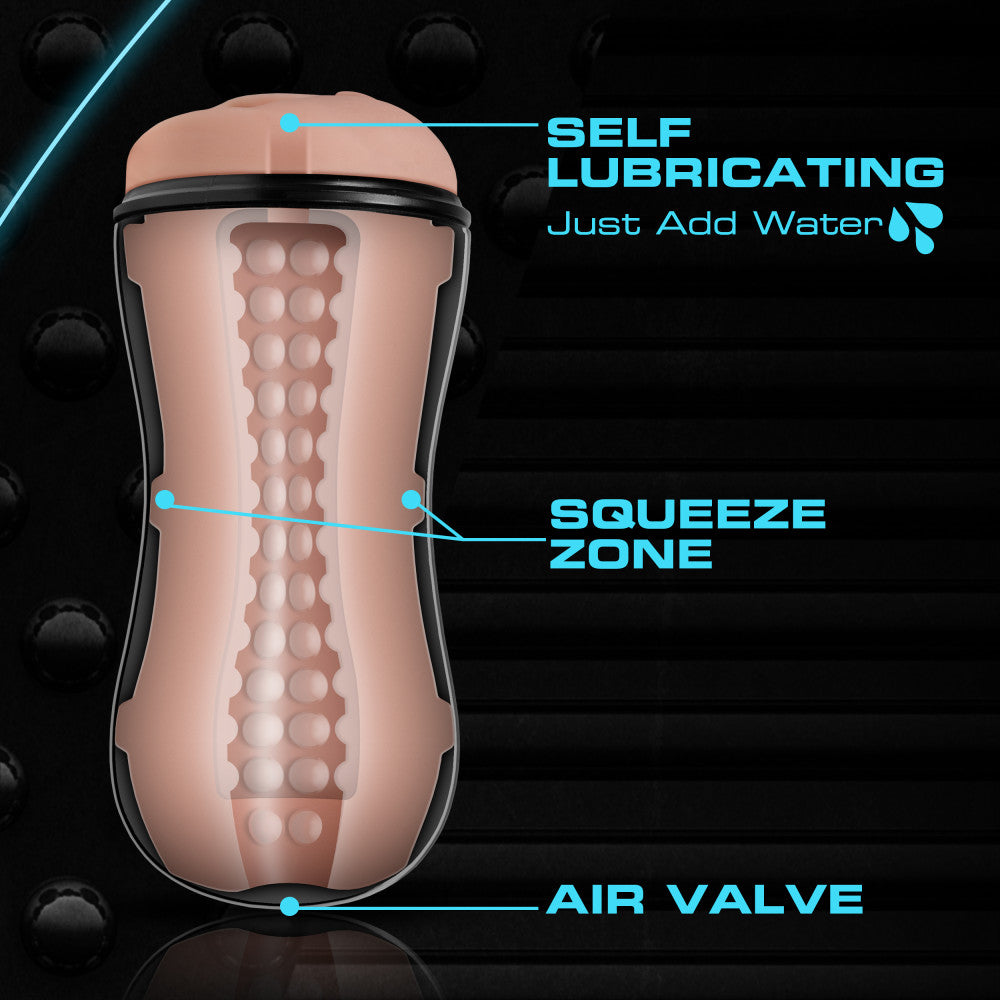 M for Men Soft and Wet Self Lubricating Stroker Cup Vanilla Strokers - Cup|Egg