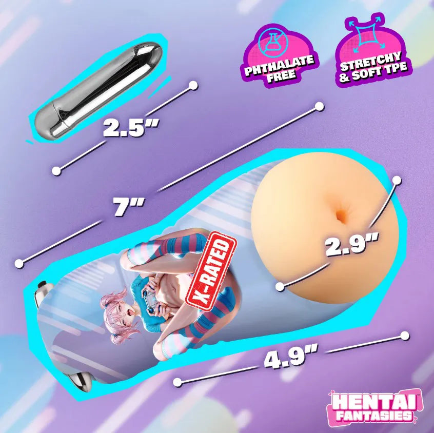 Haruka The Gamer Girl – Vibrating Ass Stroker > Sex Toys For Men > Masturbators > Onahole