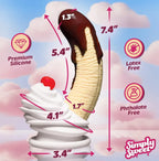 Chocolate Dipped Banana Split Premium Silicone Dildo – Ultra-Soft Silicone Dildo > Vibrators > Unconventional