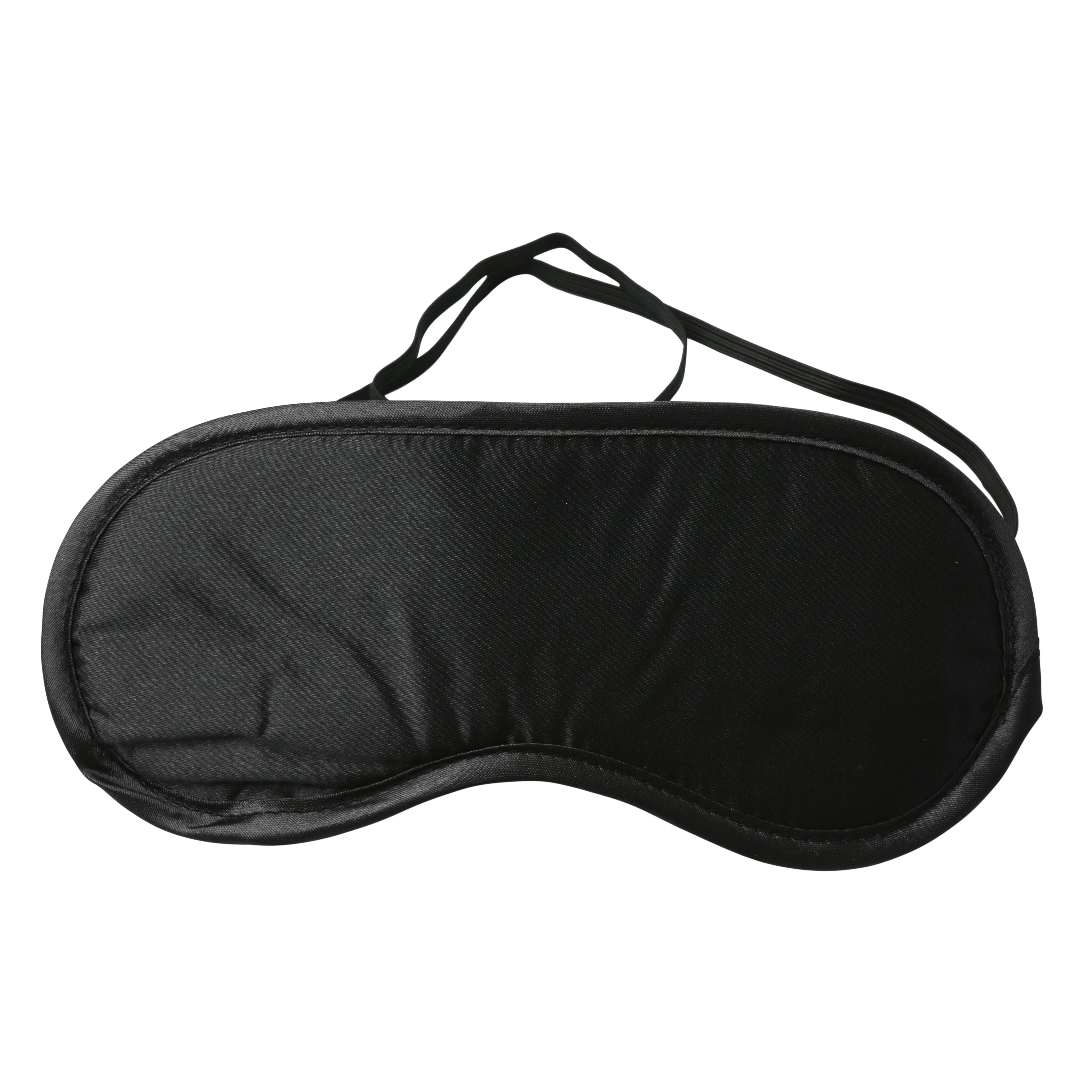 Sex & Mischief Satin Blindfold - Comfortable Black Eye Mask Black Blindfold