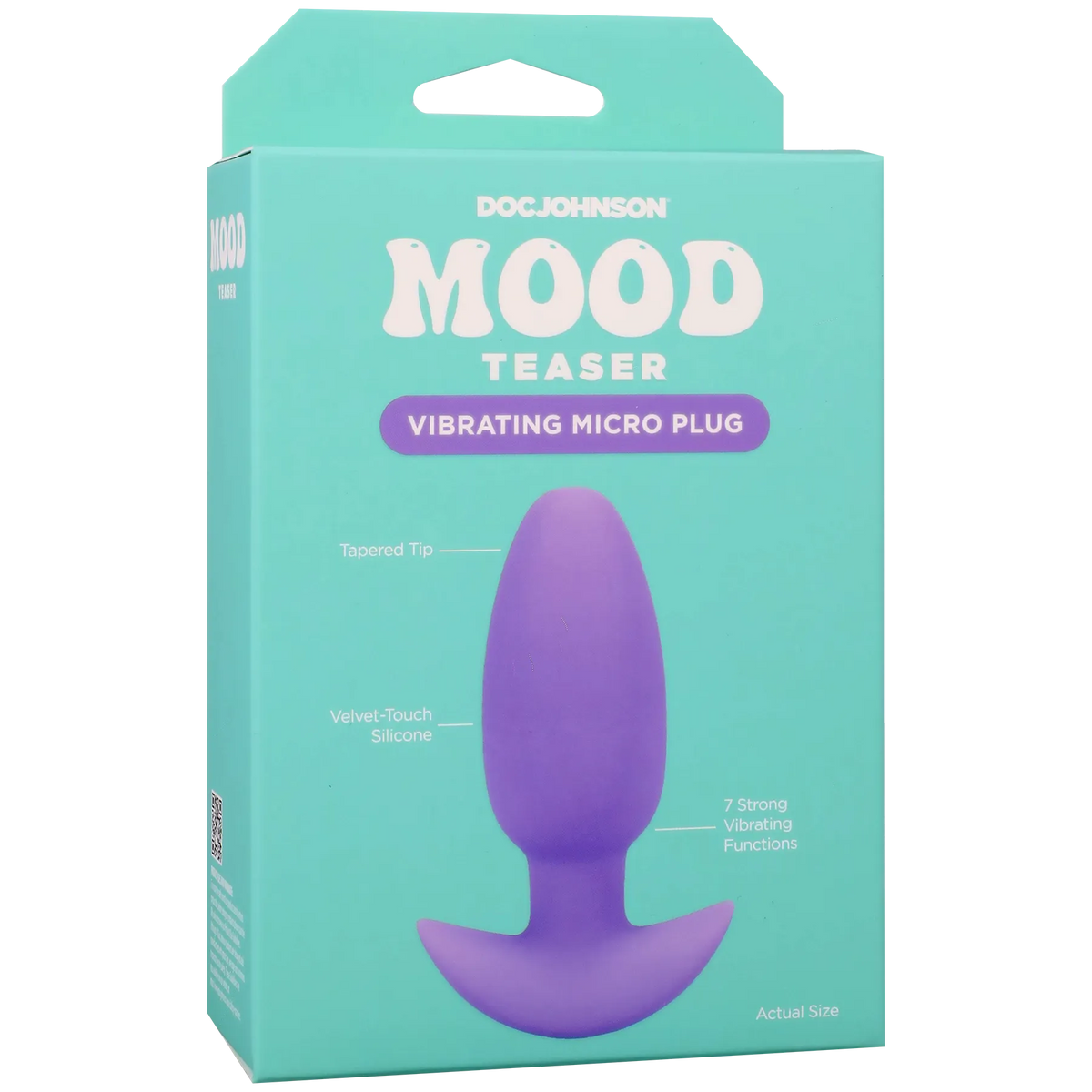 Mood Teaser Water Resistant Rechargeable Vibrating Micro Plug > Anal Range > Vibrating Butt Plugs