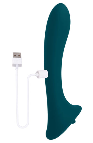 Playboy Pleasure True Indulgence (Teal) – Rechargeable Vibrator STIMULATORS
