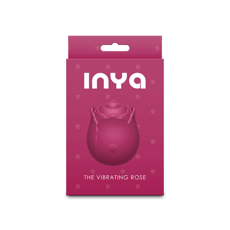Inya Vibrating Rose (Pink) – Rechargeable Clitoral Vibrator Clit Stimulators