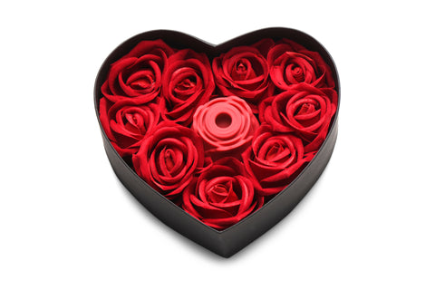 Rose Lover's Gift Box Clit Stimulator with Heart-Shaped Box STIMULATORS
