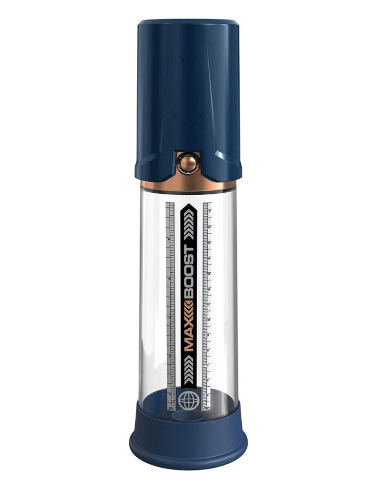 Pump Worx Max Boost Penis Pump in Blue > Pumps > Penis Pumps Electric
