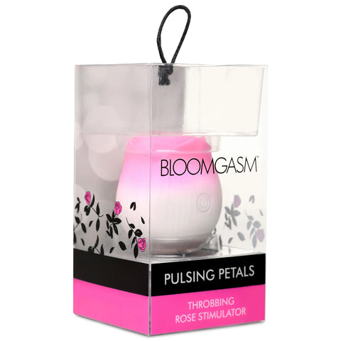 Pulsing Petals Throbbing Rose Wireless Clitoral Stimulator Pink Pink Suction Stimulator