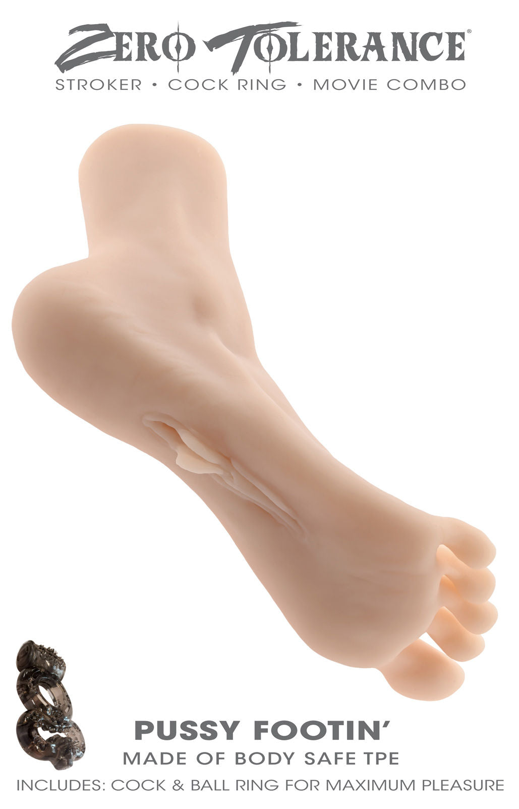Realistic Pussy Footin Light Masturbation Sleeve Toy for Men Strokers - Manual
