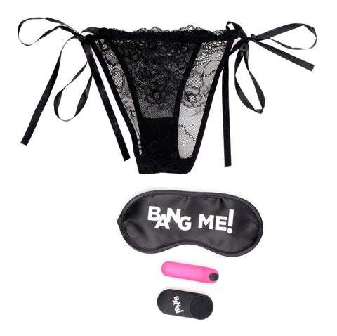 Bang Power Panty Kit Pink Lace With Bullet Vibrator for Adults Panty Vibrators