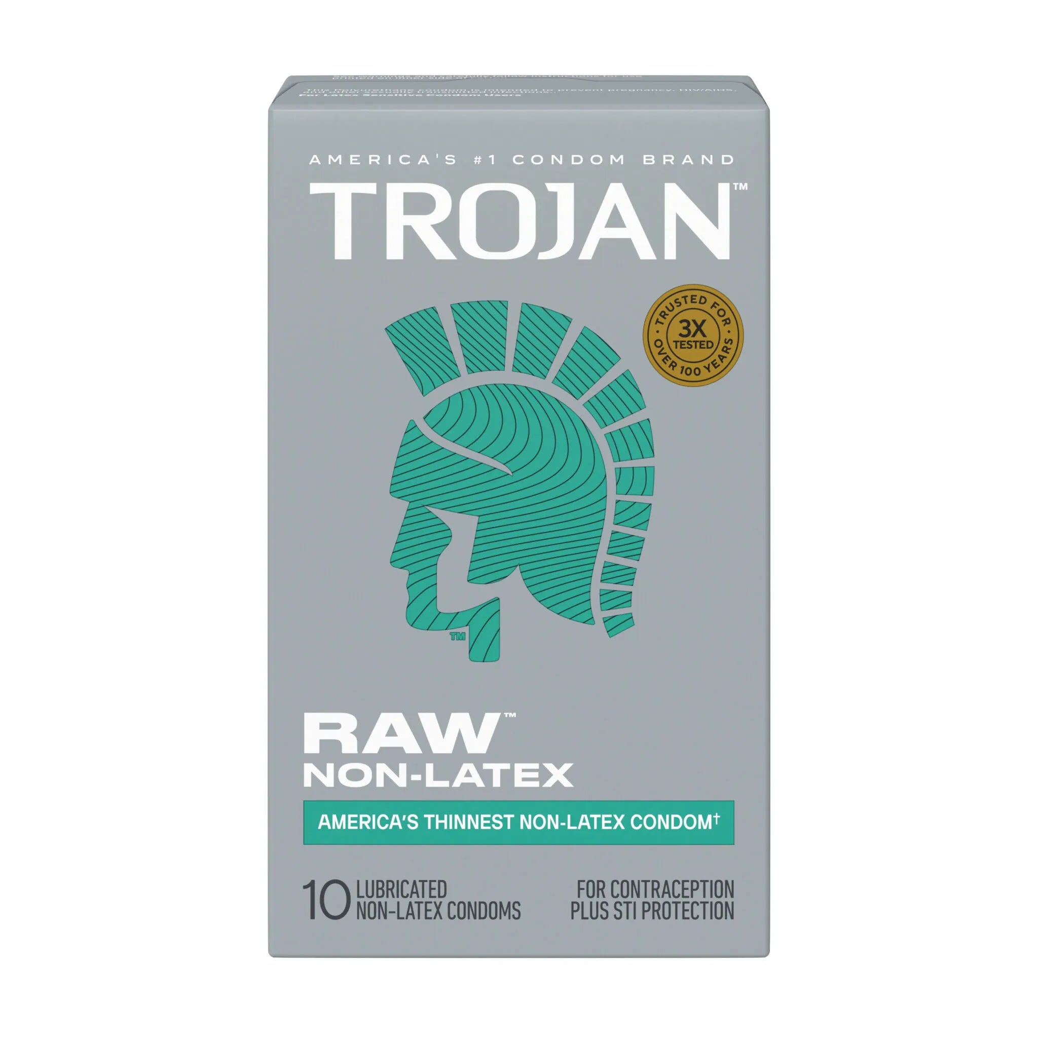 Trojan Raw Non-Latex Condoms 10 Pack Ultra Thin Sensual > Essentials > Condoms Main image