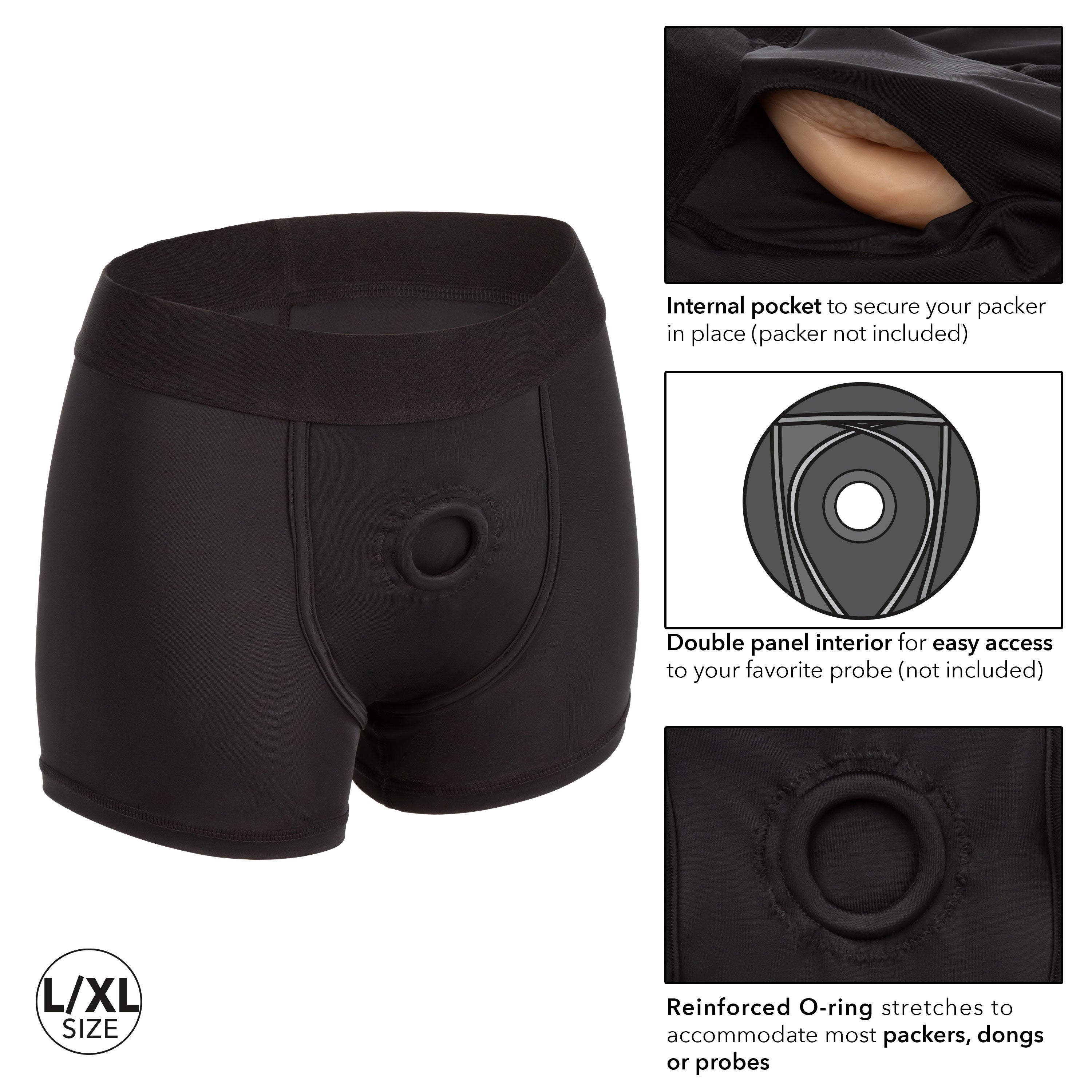Boundless Boxer Brief Harness L XL Ultra Comfortable Support Mens Trunks