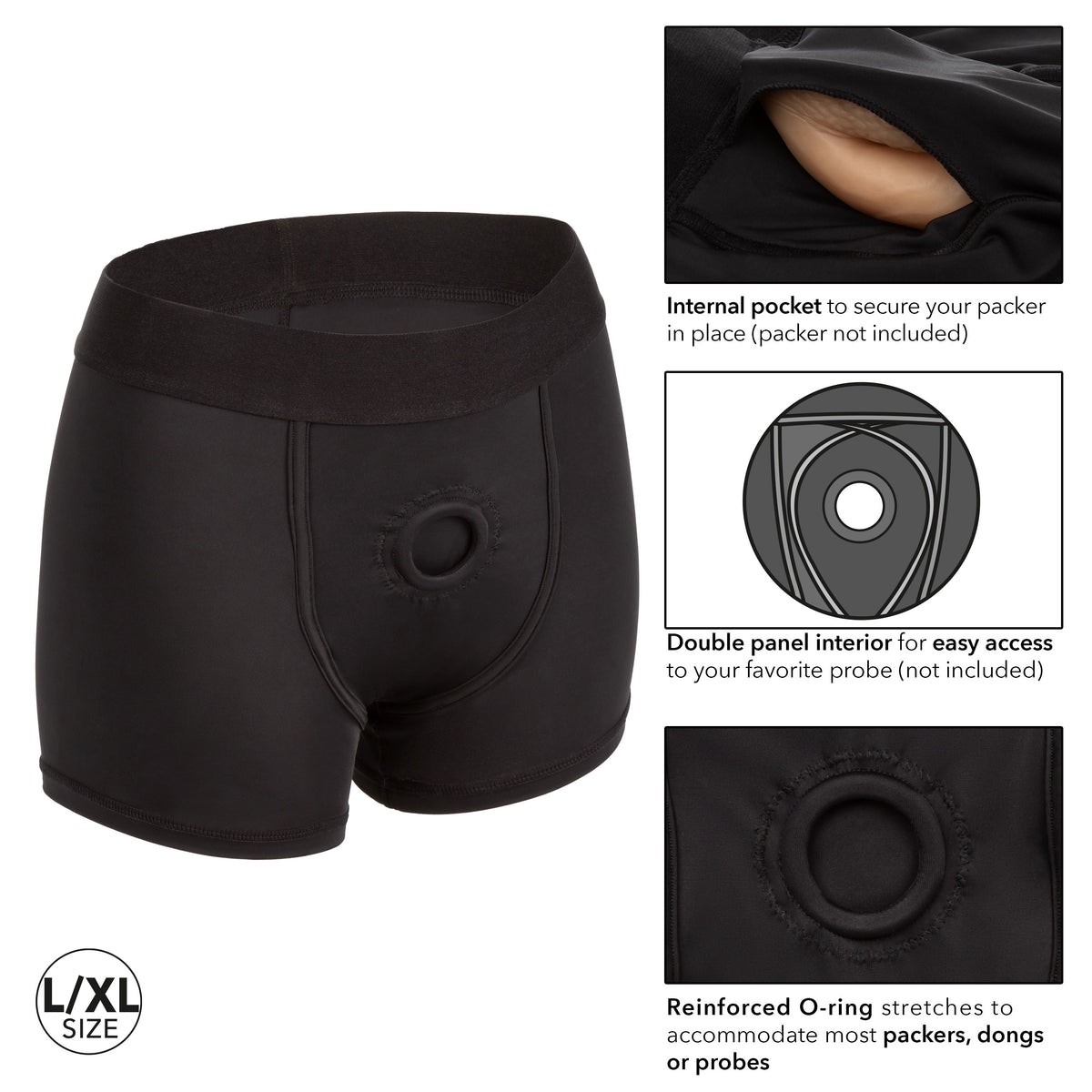 CalExotics Boundless Boxer Brief Harness – Ultra Comfortable Support Harness > Gender > Bodywear