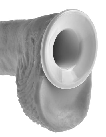 King Cock 12 Inch Hollow Strap-On Suspender System (Flesh) – Strap-On Beige Dildos & Dongs