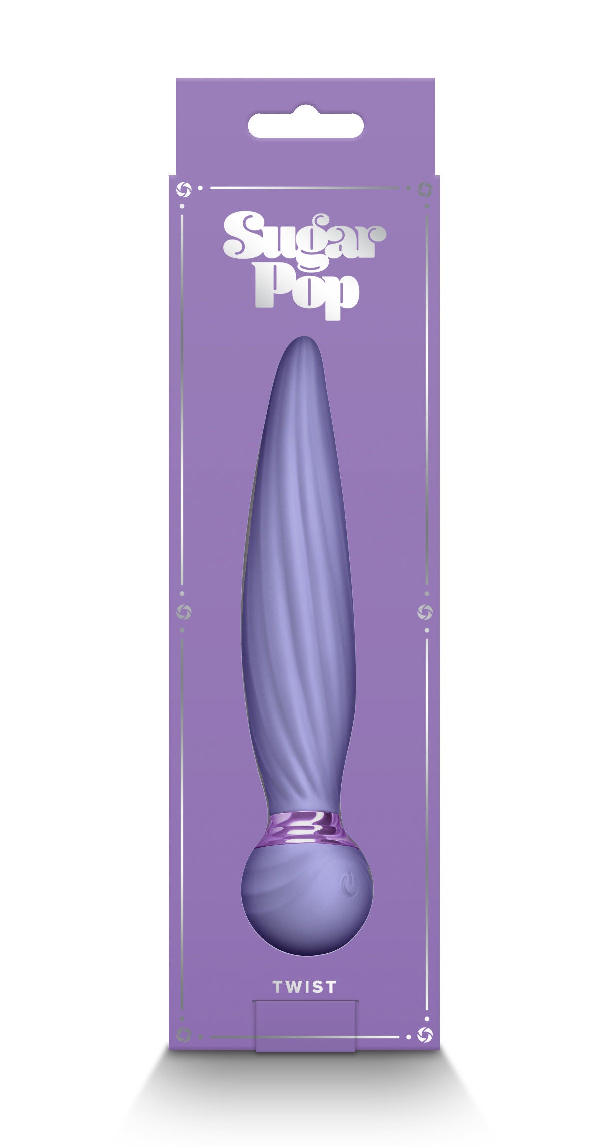 Sugar Pop Twist Purple Silicone Rechargeable Water Resistant Vibrator Vibrators