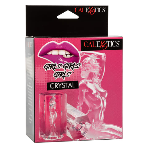 Girls Girls Girls Crystal Clear Soft Stretchy Masturbator With Suction Seal Clear Strokers - Manual
